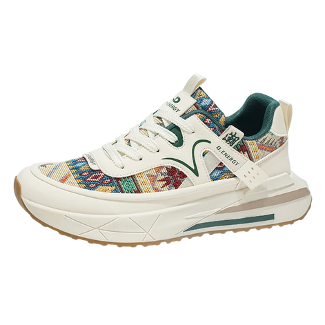 Neravio Sneaker mit Schnürung und profilierter Gummisohle
