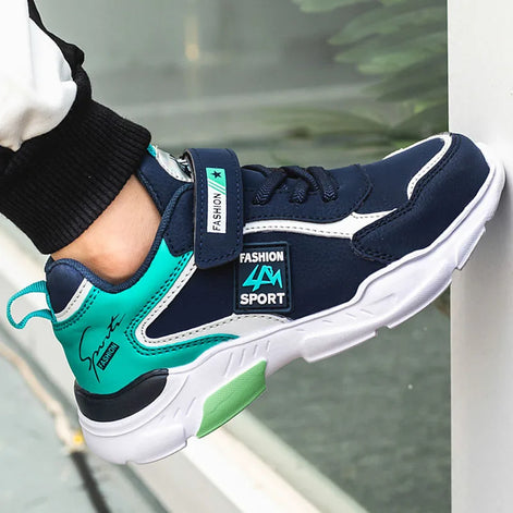 Kinder Sneaker mit Klettverschluss und Atmungsaktivem Design – Taviro