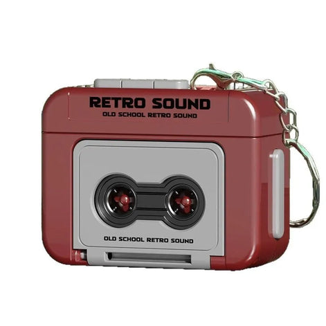 Tapevox Retro Kassetten-Schlüsselanhänger mit Aufnahmefunktion