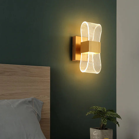 Aurevion LED Wandleuchte mit Acrylschirm