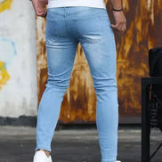 Rovento Herren Jeans Straight Fit