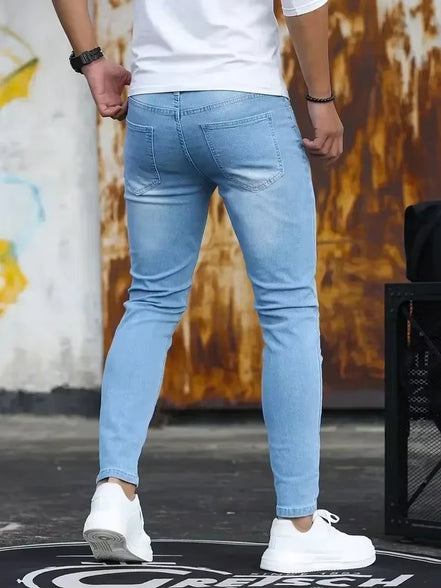 Rovento Herren Jeans Straight Fit