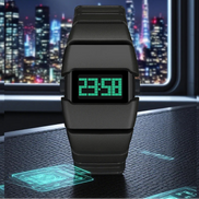 Digitale Herren-Sportuhr mit LED-Display und Kalenderfunktion – Voltrex