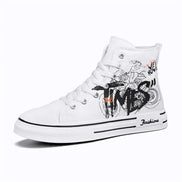 Solvire Herren Canvas High-Top Sneaker mit Schnürung