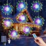 Solar LED Gartenbeleuchtung mit Feuerwerk-Effekt, 240 LEDs und Fernbedienung – Solvenza