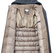Herren Winterjacke mit abnehmbarer Kapuze und Reißverschluss Norvellan