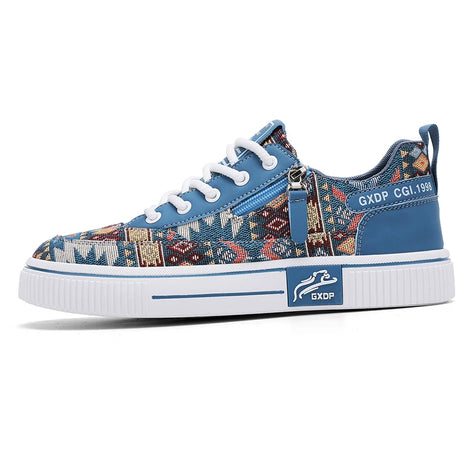 Tavero Herren Sneaker mit Schnürung und Mesh-Obermaterial