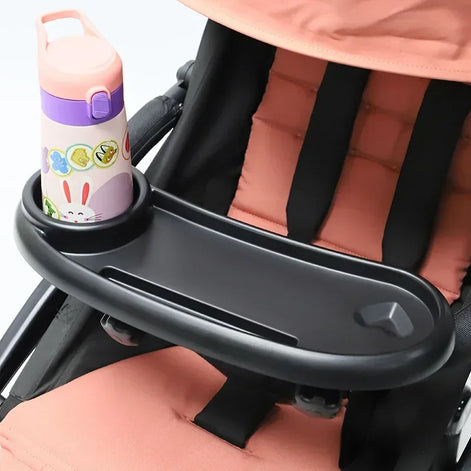 3-in-1 Kinderwagen-Tablett mit Flaschenhalter und Handyhalter – TinyTray