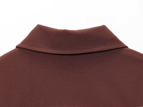 Virella Damen Cropped Jacke mit Reißverschluss
