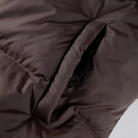 Damen Winterjacke mit abnehmbarer Kapuze und Stehkragen – Norvella
