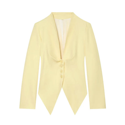 Élise Damen Blazer mit Schleifendetail und Einreihigem Verschluss