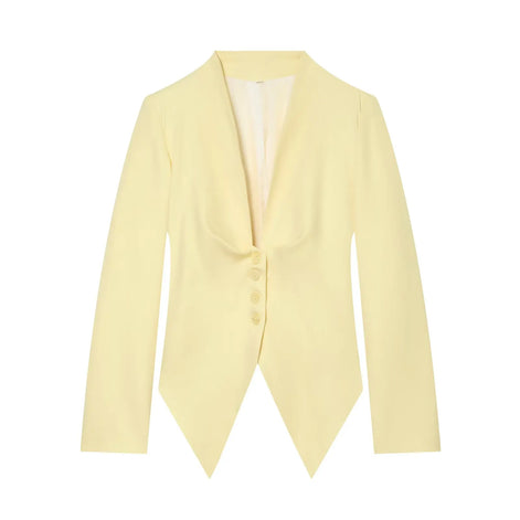 Élise Damen Blazer mit Schleifendetail und Einreihigem Verschluss