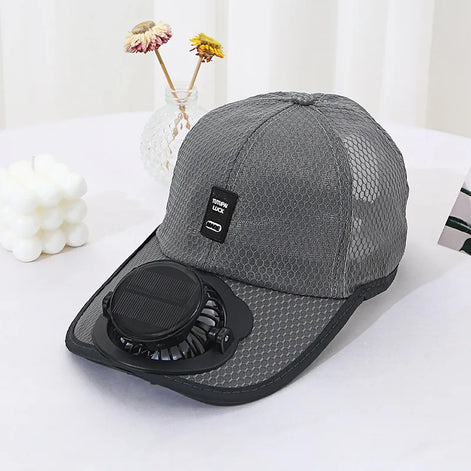 Sonnenkappe mit integriertem USB-Ventilator und UV-Schutz – BreezeCap
