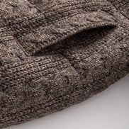 Damen Winterjacke mit Strickkragen und wattierter Füllung – Alvessa