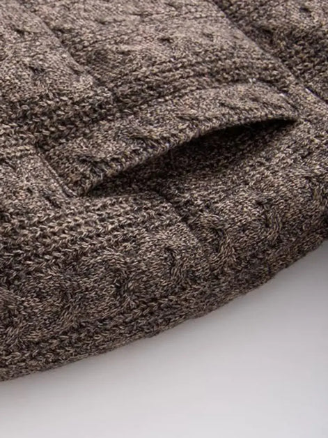 Damen Winterjacke mit Strickkragen und wattierter Füllung – Alvessa