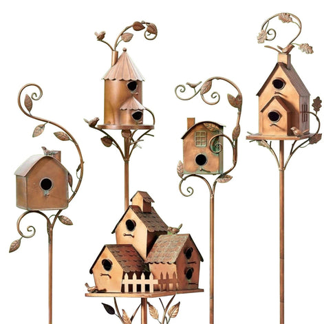 Dekoratives Vogelhaus für Garten und Außenbereiche