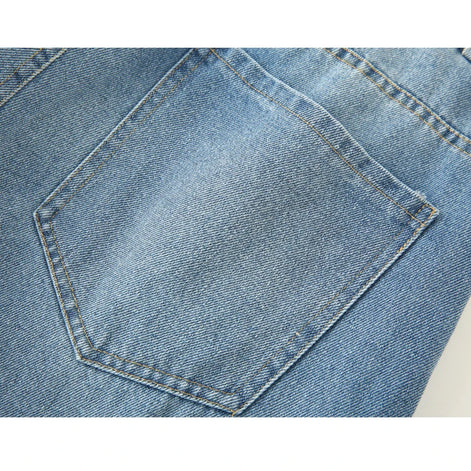 Damen Wide-Leg-Jeans mit hoher Taille und lockerer Passform – Lunessa