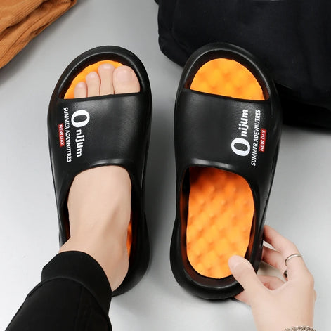 Marvion Herren Slides mit EVA Sohle