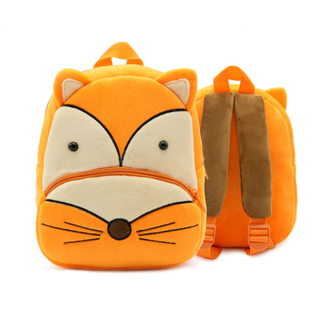 Kinder-Rucksack aus Plüsch mit Tiermotiv