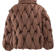 Damen Winterjacke mit Reißverschluss und Taschen Elvarena