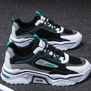 Corvex Herren-Sneaker mit Schnürung und flachem Design