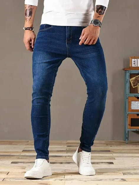 Rovento Herren Jeans Straight Fit