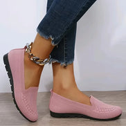 Velmira Damen Slip-On Loafer mit rutschfester Gummisohle