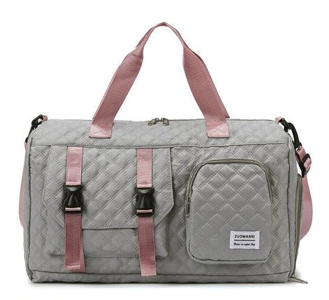MoveLite Duffle Bag-Nylon-Reisetasche mit Reißverschluss und Schulterriemen