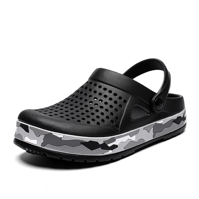 Veltrion Herren Clogs mit rutschfester Sohle