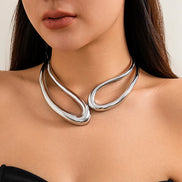 Noiréa Damen Halsreif mit Geometrischem Design