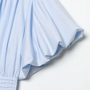 Liora Damen Bluse mit Volantärmeln