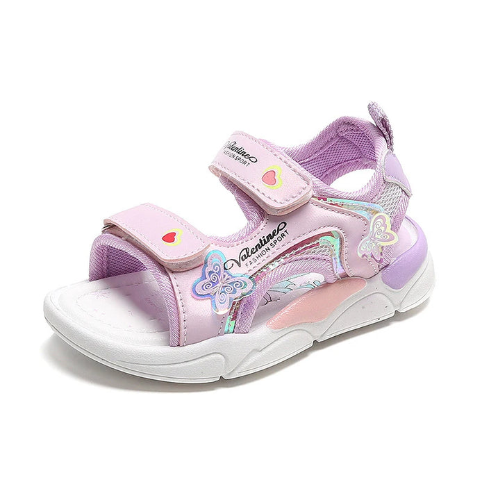 Florina Mädchen Sandalen mit Klettverschluss und rutschhemmender Sohle