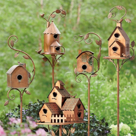Dekoratives Vogelhaus für Garten und Außenbereiche