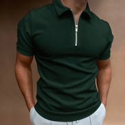 Karvion Herren Poloshirt mit Half-Zip