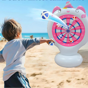 Unicornix Aufblasbare Dartscheibe für Kinder und Familienspiele