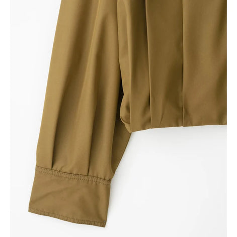 Velmora Damen Bomberjacke mit Plissee und Stehkragen