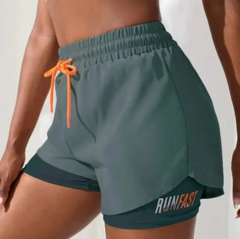 Aerivana Damen Sportshorts High Waist