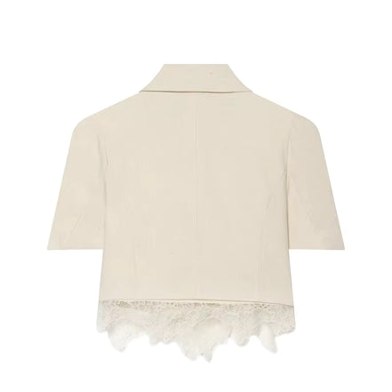 Damen-Zweiteiler mit Blazer und Shorts – Bellavique