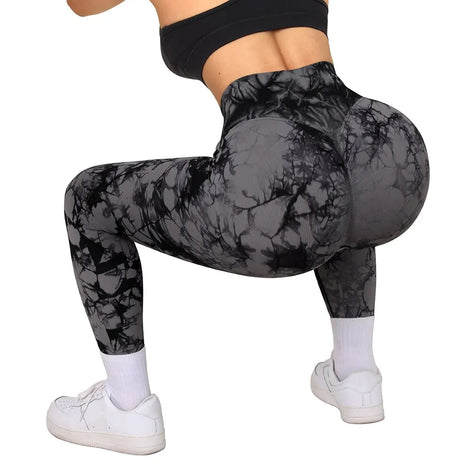 Norevia Damen Leggings mit elastischem Bund und Stretchmaterial