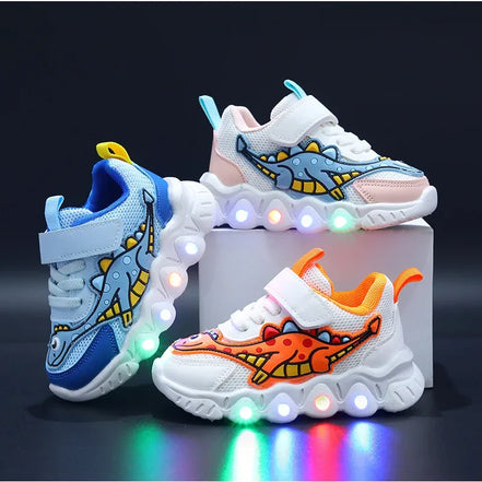 Lumivex Kinder Sneaker mit LED-Sohle