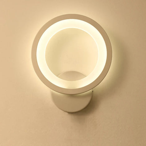 Arvella LED Wandleuchte rund mit Acrylabdeckung