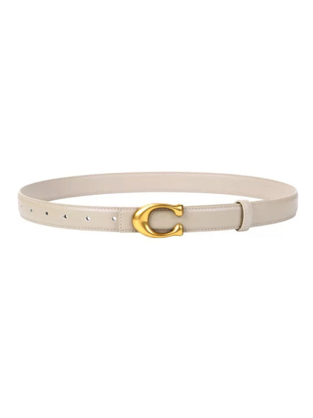 Velmira Damen Gürtel PU Leder Schmaler Jeans Gürtel