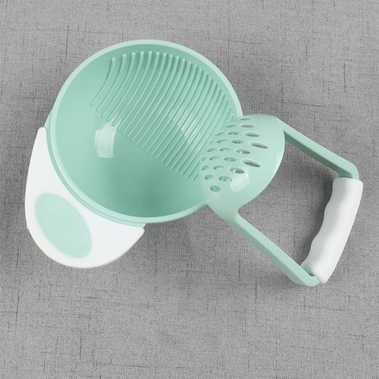 Manueller Baby-Nahrungszerkleinerer – Mahl- und Pürierschale für Beikost