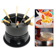 Fondue-Set aus Karbonstahl mit 6 Gabeln – Fondara