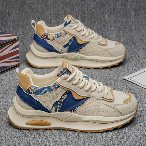 Cavento Unisex Sneaker mit Schnürung und profilierter Sohle