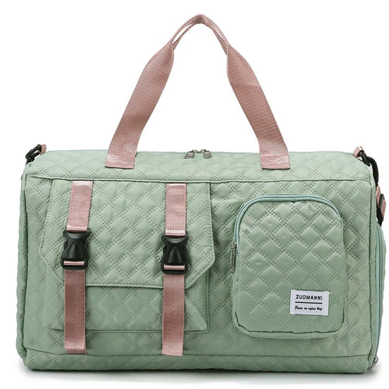 MoveLite Duffle Bag-Nylon-Reisetasche mit Reißverschluss und Schulterriemen