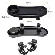 3-in-1 Kinderwagen-Tablett mit Flaschenhalter und Handyhalter – TinyTray