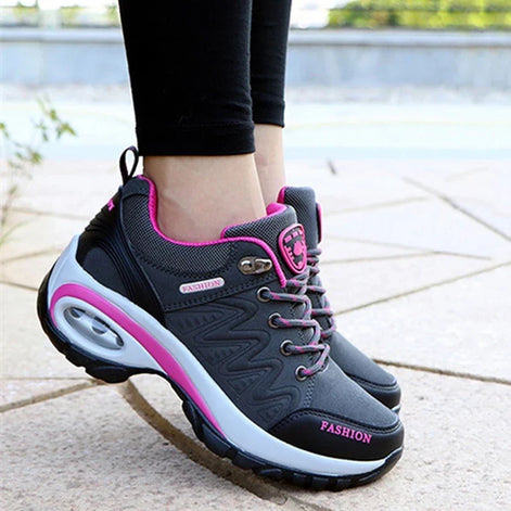 Meravon Damen Sneaker mit Schnürung und EVA-Innensohle