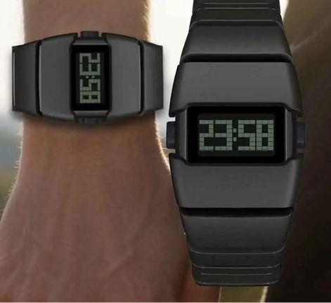 Digitale Herren-Sportuhr mit LED-Display und Kalenderfunktion – Voltrex