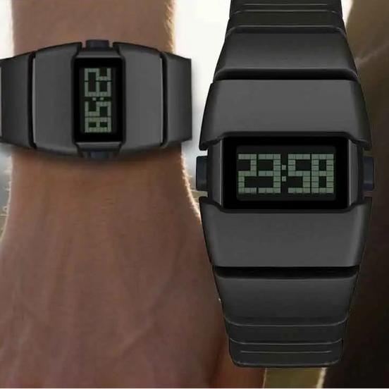 Digitale Herren-Sportuhr mit LED-Display und Kalenderfunktion – Voltrex